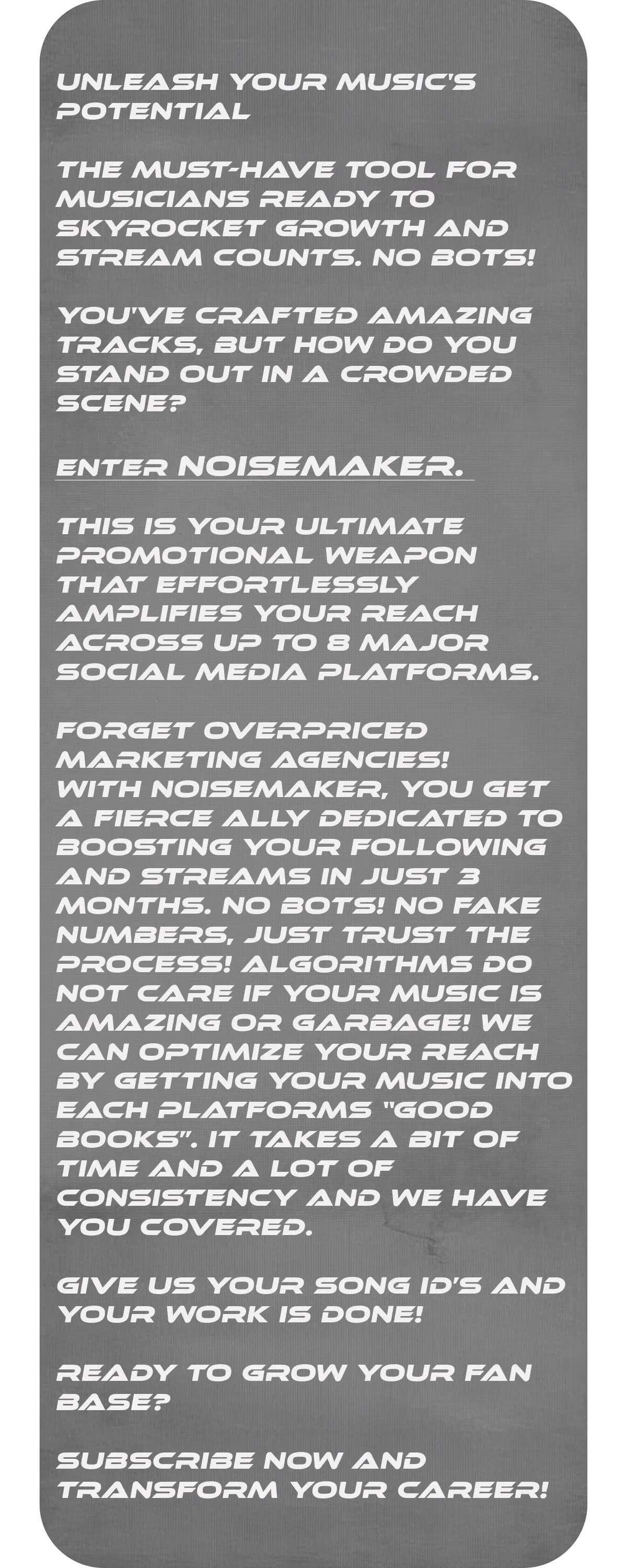 Unleash Your Music's Potential